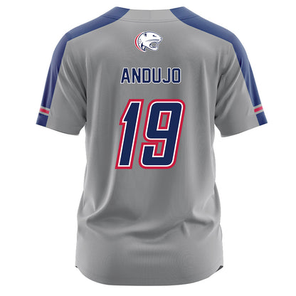 South Alabama - NCAA Softball : Frankie Andujo - Grey Jersey-1