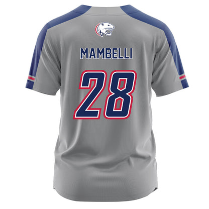 South Alabama - NCAA Softball : Virginia Mambelli - Grey Jersey-1