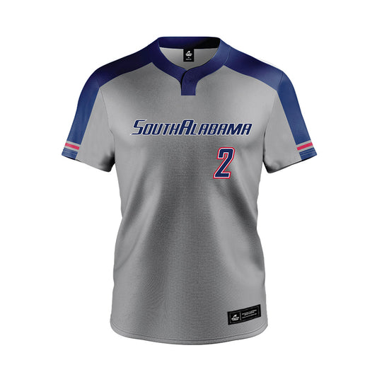 South Alabama - NCAA Softball : Ansleigh Smith - Grey Jersey-0