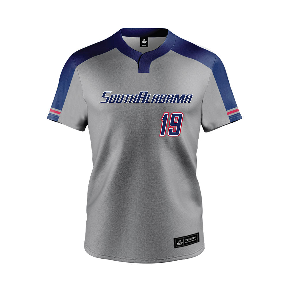 South Alabama - NCAA Softball : Frankie Andujo - Grey Jersey-0