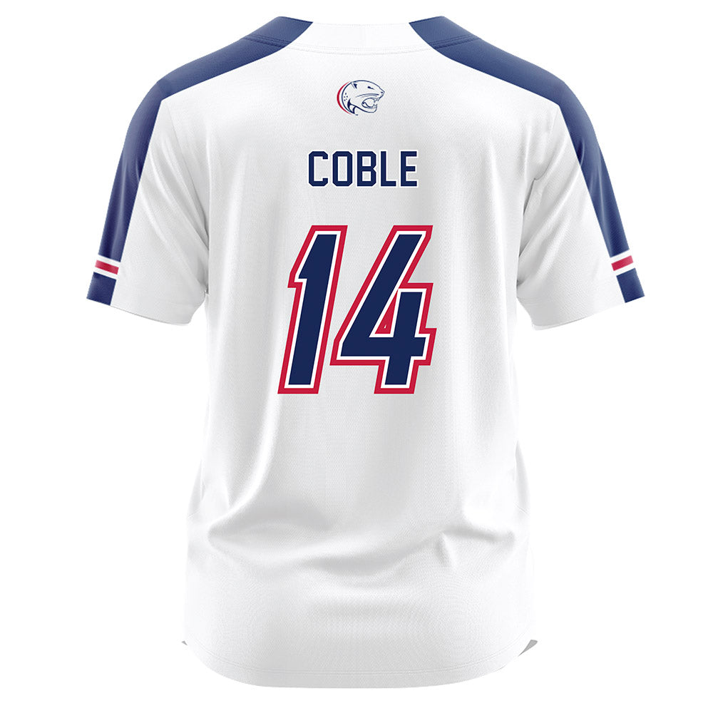 South Alabama - NCAA Softball : Ashleia Coble - White Jersey-1