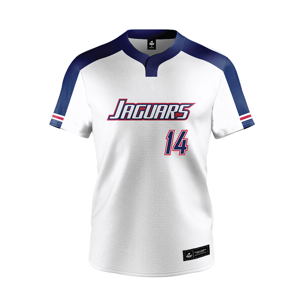 South Alabama - NCAA Softball : Ashleia Coble - White Jersey-0