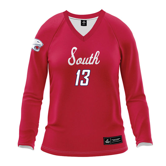 South Alabama - NCAA Women's Volleyball : Bri Wilson - Red Volleyball Jersey-0