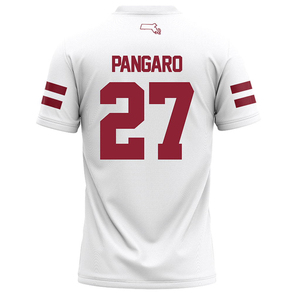 UMass - NCAA Football : Michael Pangaro - White Football Jersey