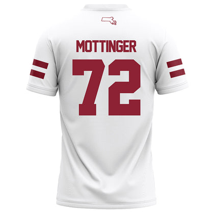 UMass - NCAA Football : Ethan Mottinger - White Football Jersey