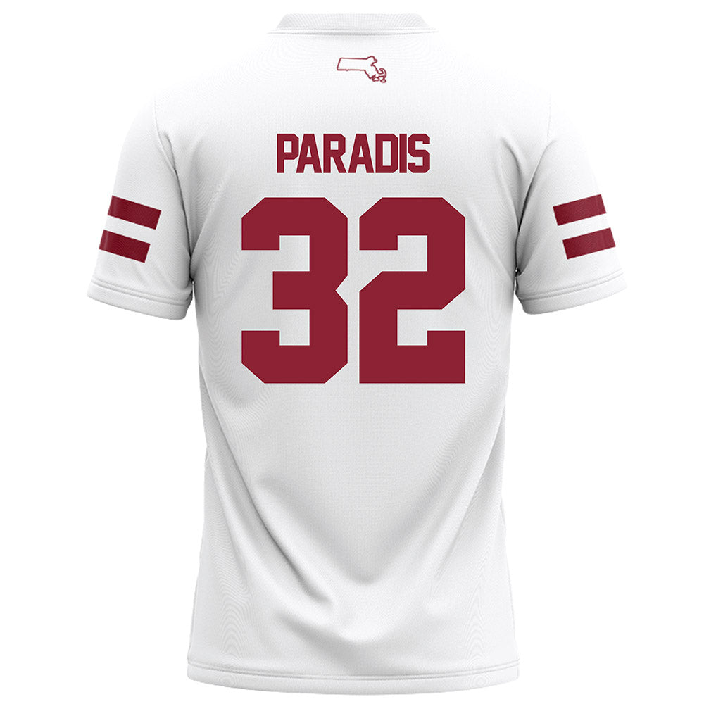 UMass - NCAA Football : Jackson Paradis - White Football Jersey