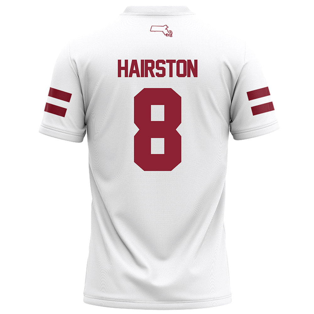 UMass - NCAA Football : AJ Hairston - White Football Jersey