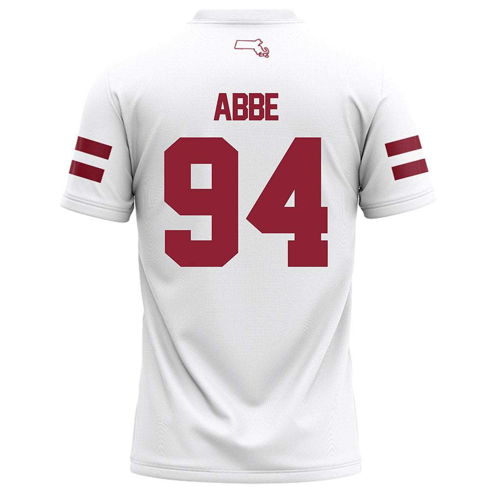 UMass - NCAA Football : Bennett Abbe - White Football Jersey