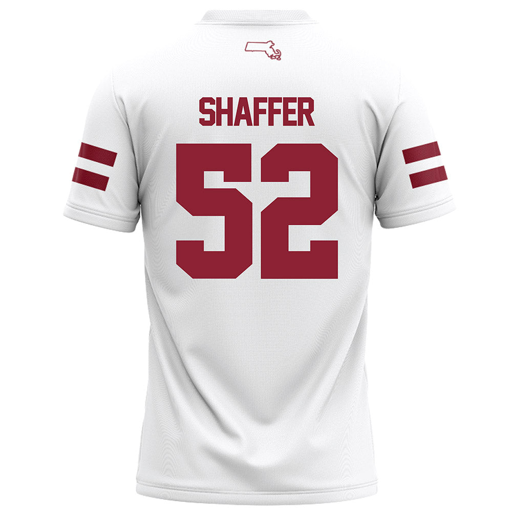 UMass - NCAA Football : Dean Shaffer - White Football Jersey-1