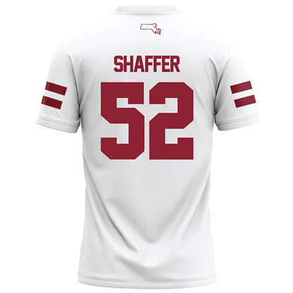 UMass - NCAA Football : Dean Shaffer - White Football Jersey-1
