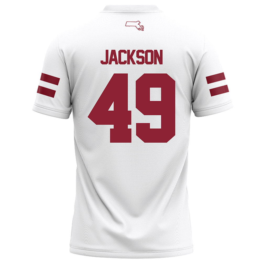 UMass - NCAA Football : Shambre Jackson - White Football Jersey