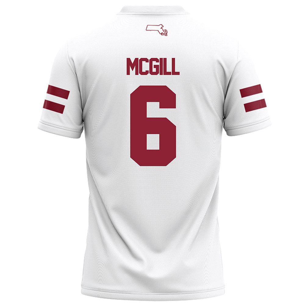 UMass - NCAA Football : Jeremiah McGill - White Football Jersey