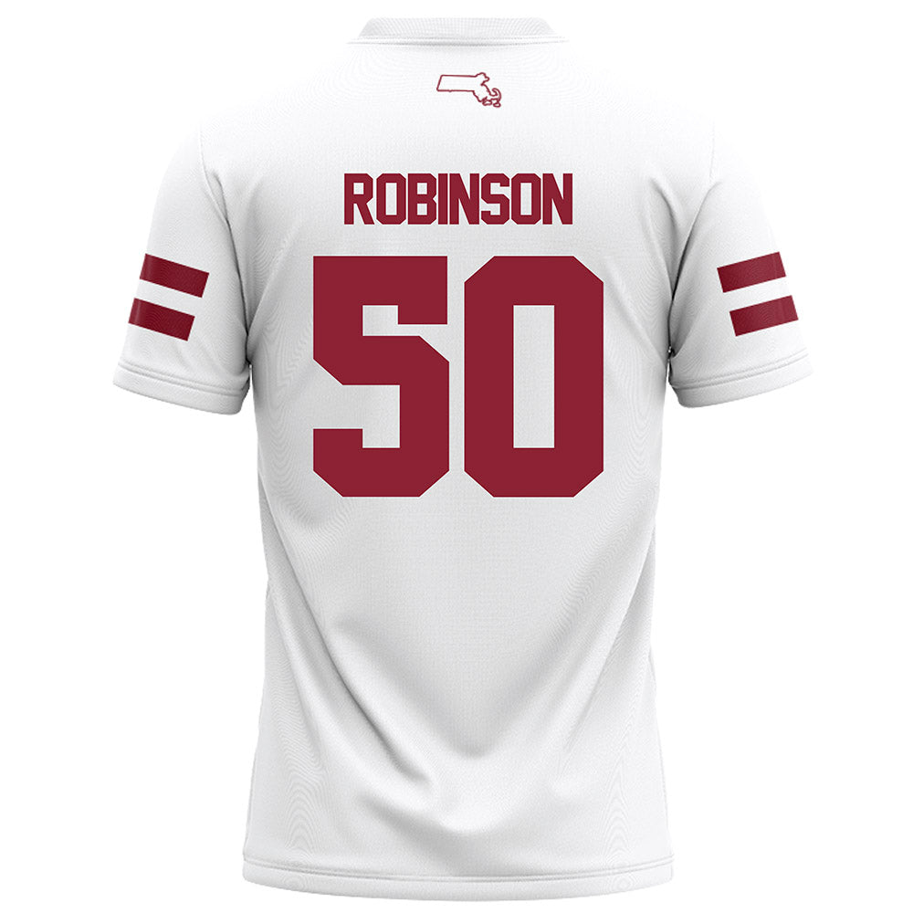 UMass - NCAA Football : Aquan Robinson - White Football Jersey