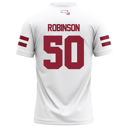 UMass - NCAA Football : Aquan Robinson - White Football Jersey