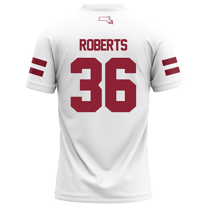 UMass - NCAA Football : Jyree Roberts - White Football Jersey