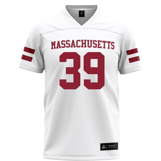 UMass - NCAA Football : James Horton - White Football Jersey