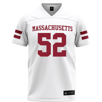 UMass - NCAA Football : Dean Shaffer - White Football Jersey-0