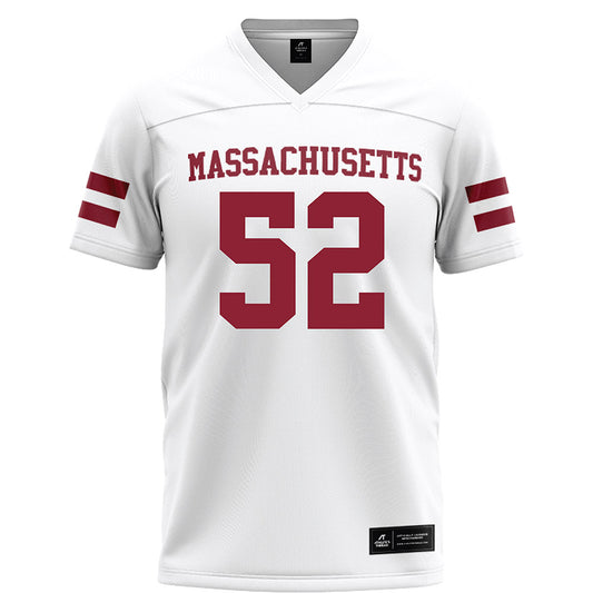 UMass - NCAA Football : Dean Shaffer - White Football Jersey-0
