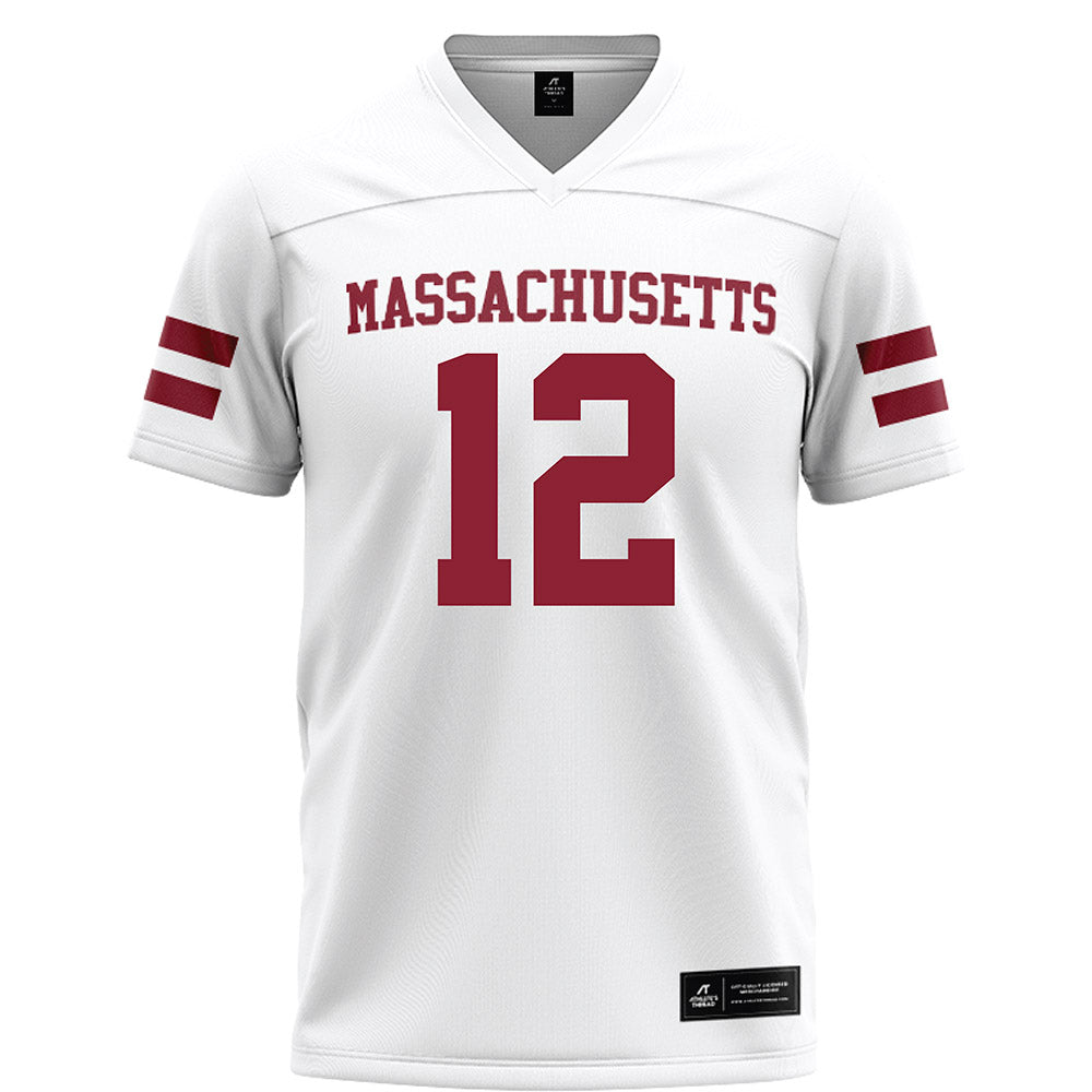 UMass - NCAA Football : Brennen Bailey - White Football Jersey