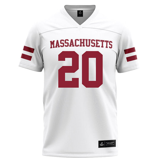 UMass - NCAA Football : Godson Ofonagoro - White Football Jersey