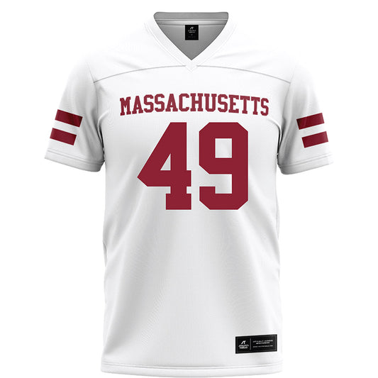 UMass - NCAA Football : Shambre Jackson - White Football Jersey