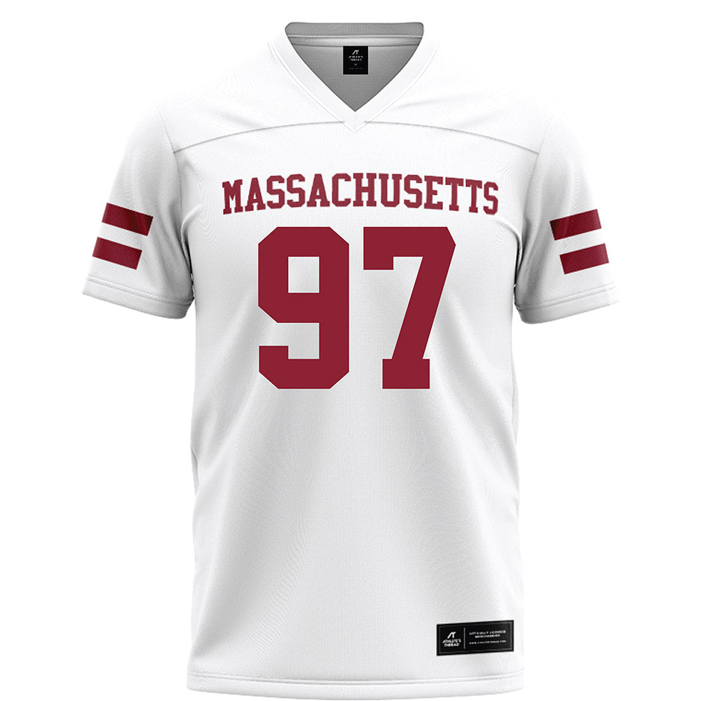 UMass - NCAA Football : Jermaine Wiggins Jr - White Football Jersey