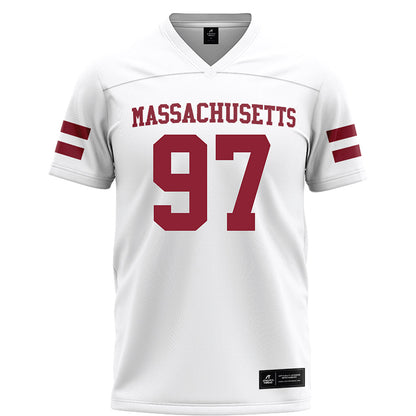 UMass - NCAA Football : Jermaine Wiggins Jr - White Football Jersey