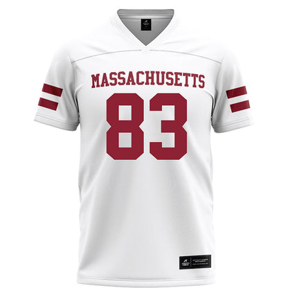 UMass - NCAA Football : Eric Ottender - White Football Jersey