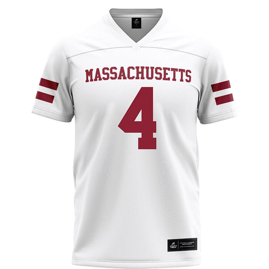 UMass - NCAA Football : Tyler Rudolph - White Football Jersey