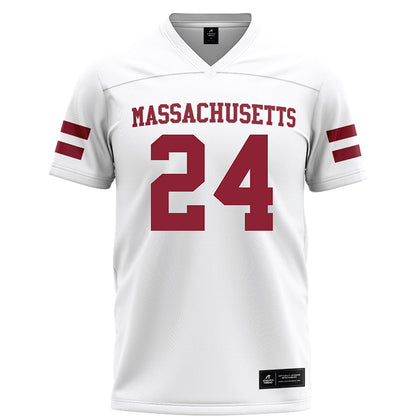 UMass - NCAA Football : Kamren Watkins-Hunter - White Football Jersey