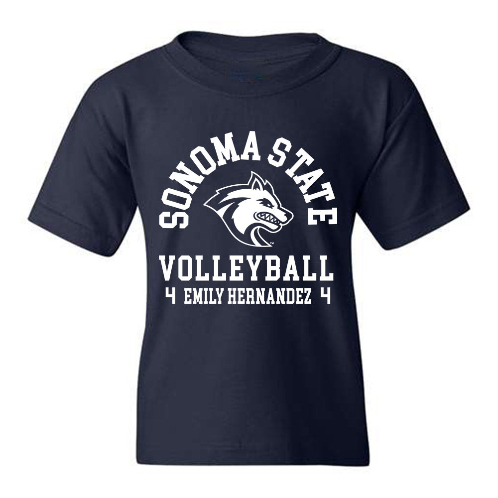 SSU - NCAA Women's Volleyball : emily hernandez - Youth T-Shirt