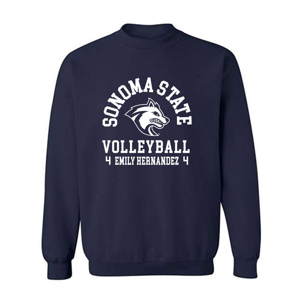 SSU - NCAA Women's Volleyball : emily hernandez - Crewneck Sweatshirt