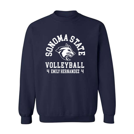 SSU - NCAA Women's Volleyball : emily hernandez - Crewneck Sweatshirt
