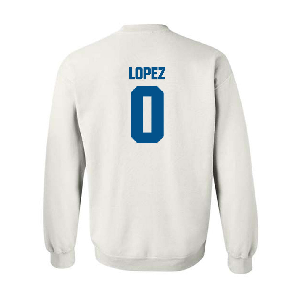  - NCAA Women's Basketball : Alysa Lopez - Classic Shersey Crewneck Sweatshirt-1