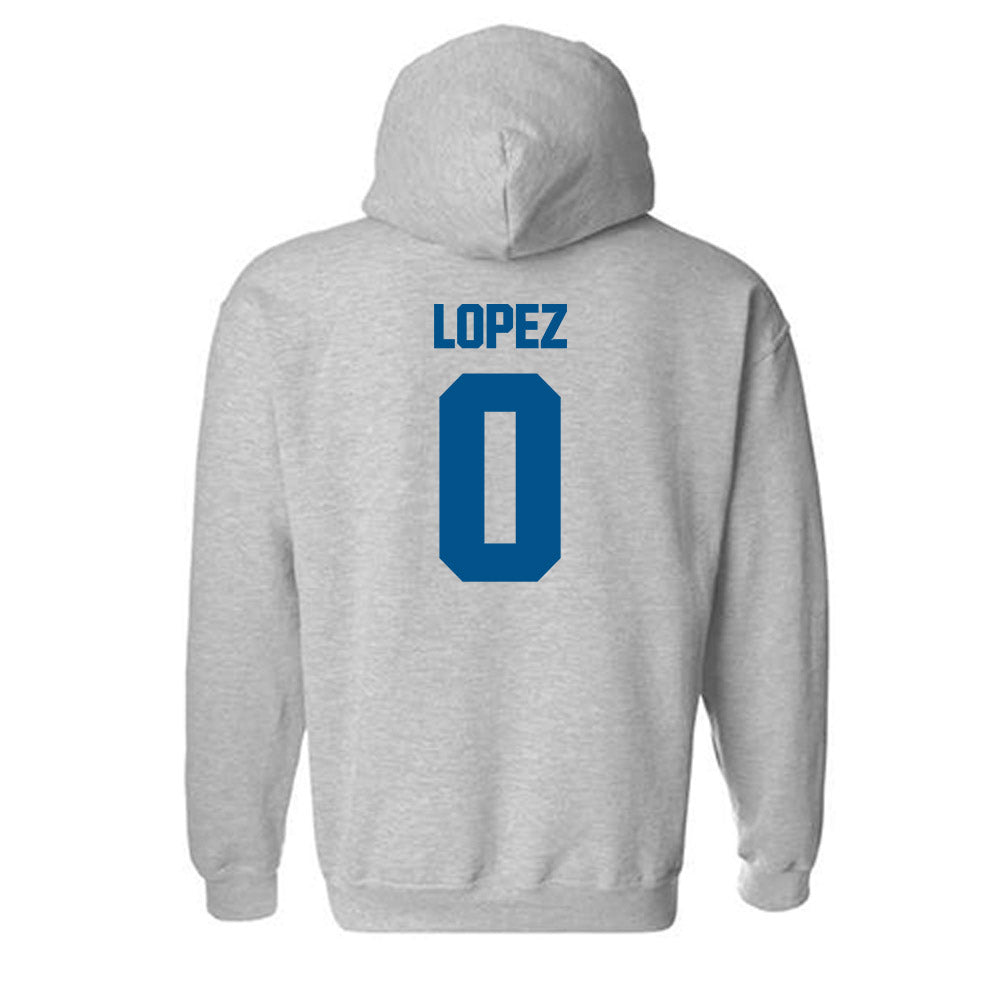  - NCAA Women's Basketball : Alysa Lopez - Classic Shersey Hooded Sweatshirt-1