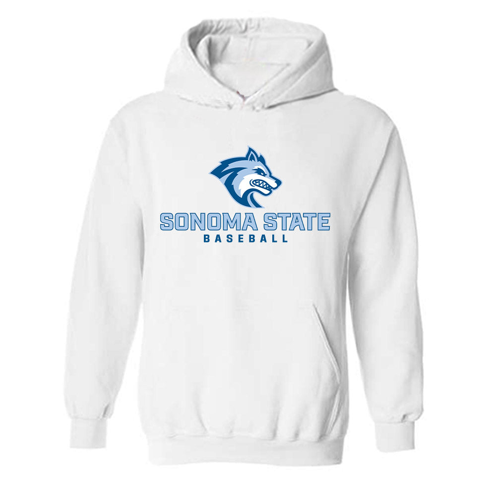SSU - NCAA Baseball : Evan Moyer - Classic Shersey Hooded Sweatshirt-0