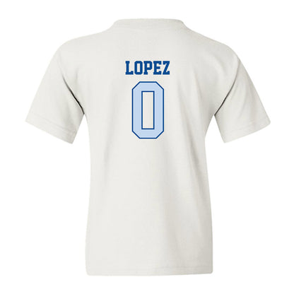  - NCAA Women's Basketball : Alysa Lopez - Classic Shersey Youth T-Shirt-1