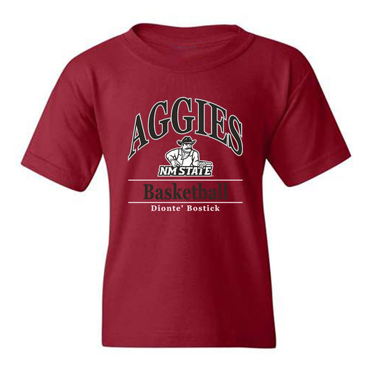 NMSU - NCAA Men's Basketball : Dionte' Bostick - Classic Fashion Shersey Youth T-Shirt