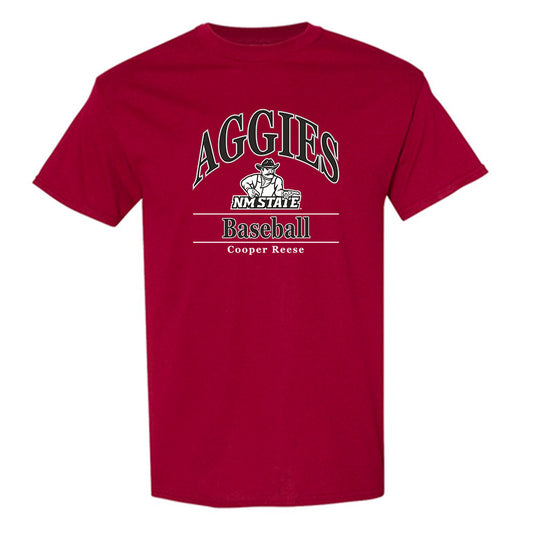 NMSU - NCAA Baseball : Cooper Reese - Classic Fashion Shersey T-Shirt-0