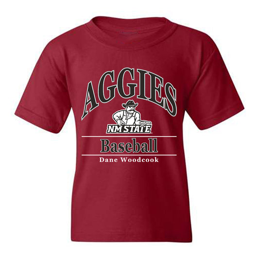 NMSU - NCAA Baseball : Dane Woodcook - Classic Fashion Shersey Youth T-Shirt