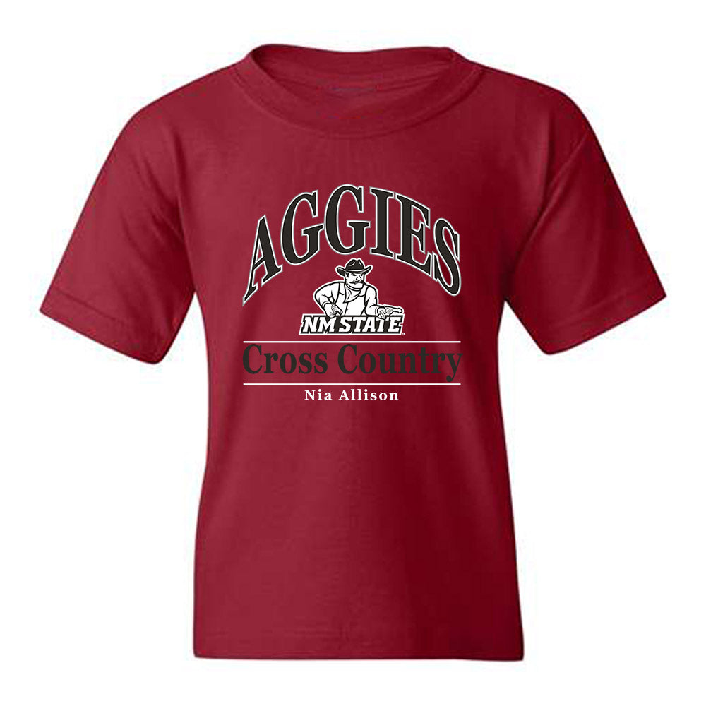 NMSU - NCAA Women's Cross Country : Nia Allison - Classic Fashion Shersey Youth T-Shirt-0