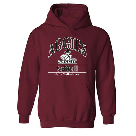 NMSU - NCAA Softball : Jade Valladares - Classic Fashion Shersey Hooded Sweatshirt-0
