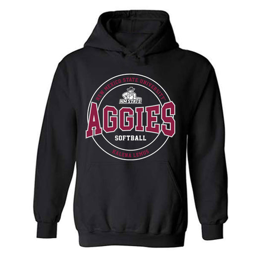 NMSU - NCAA Softball : Kalena Lemus - Classic Fashion Shersey Hooded Sweatshirt-0