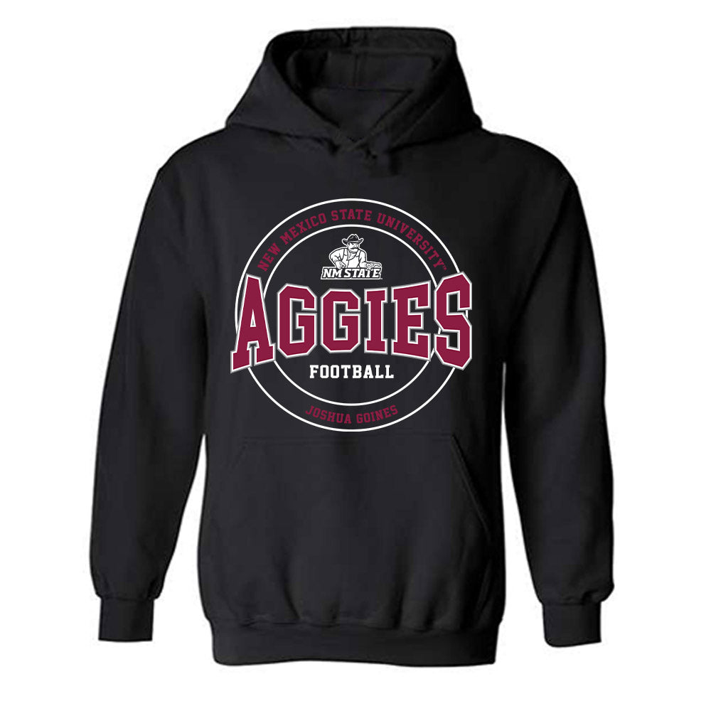 NMSU - NCAA Football : Joshua Goines - Classic Fashion Shersey Hooded Sweatshirt-0