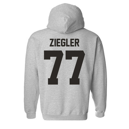NMSU - NCAA Women's Volleyball : Zoe Ziegler - Classic Fashion Shersey Hooded Sweatshirt-1