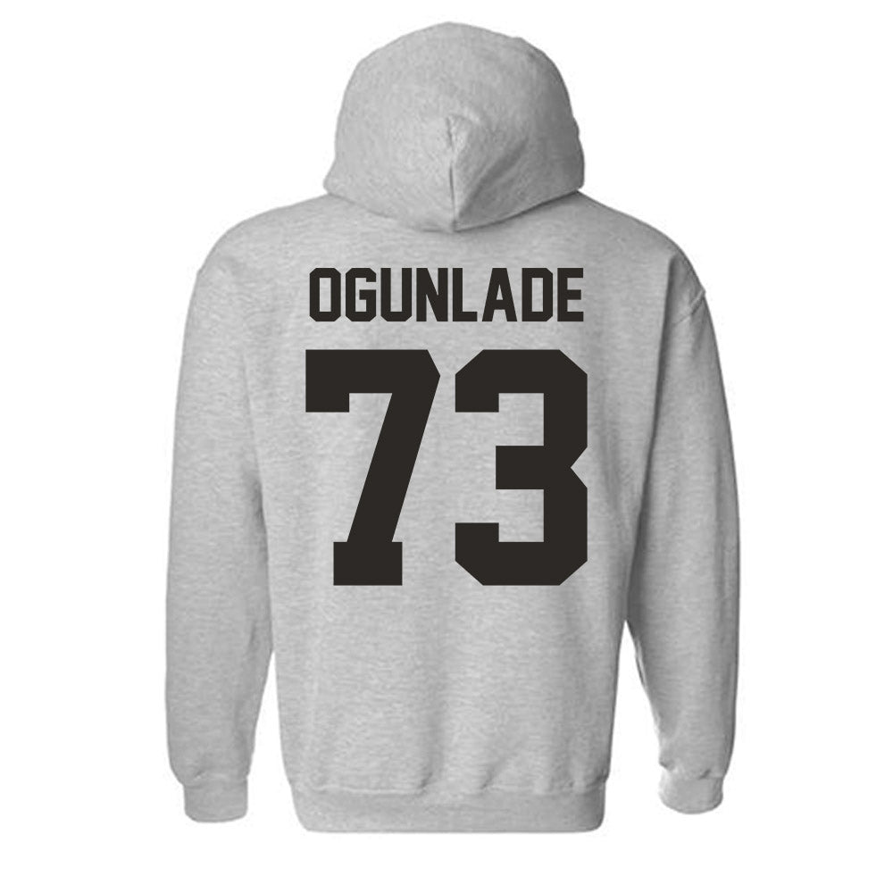 NMSU - NCAA Football : Janik Ogunlade - Classic Fashion Shersey Hooded Sweatshirt-1