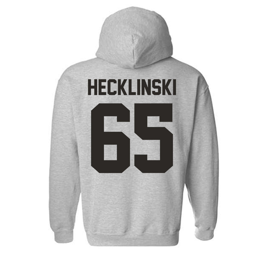 NMSU - NCAA Football : J.R Hecklinski - Classic Fashion Shersey Hooded Sweatshirt-1