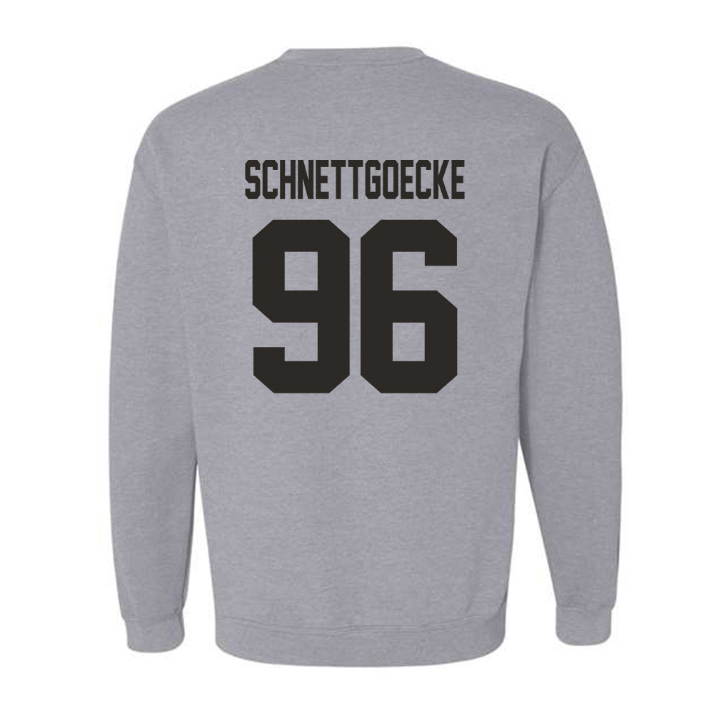NMSU - NCAA Football : Cole Schnettgoecke - Classic Fashion Shersey Crewneck Sweatshirt-1