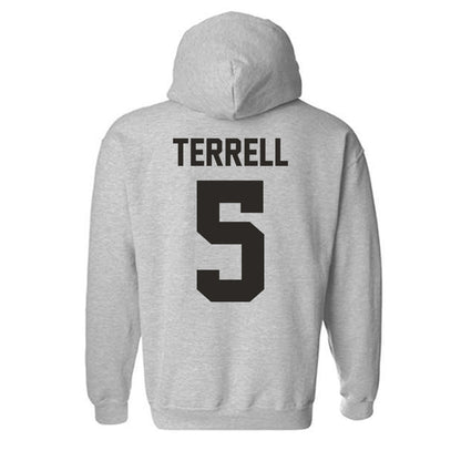 NMSU - NCAA Men's Basketball : Chris Terrell - Classic Fashion Shersey Hooded Sweatshirt-1