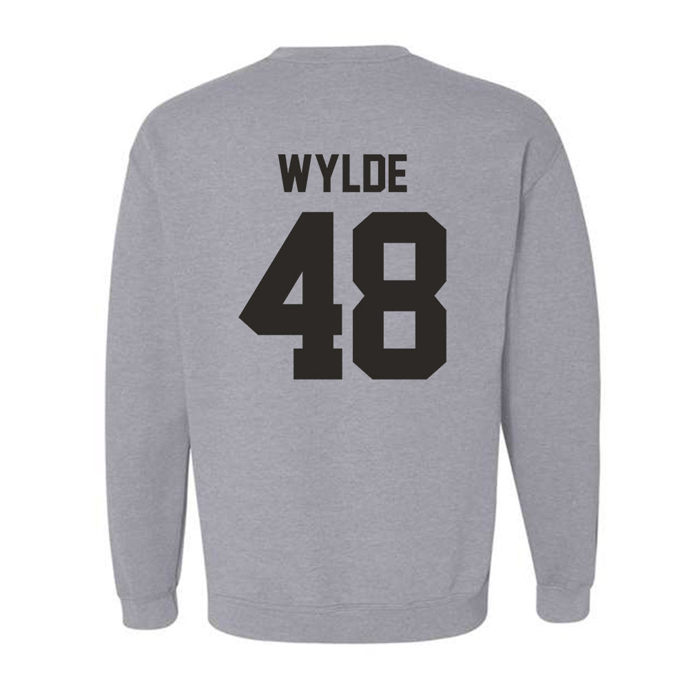 NMSU - NCAA Baseball : Connor Wylde - Classic Fashion Shersey Crewneck Sweatshirt